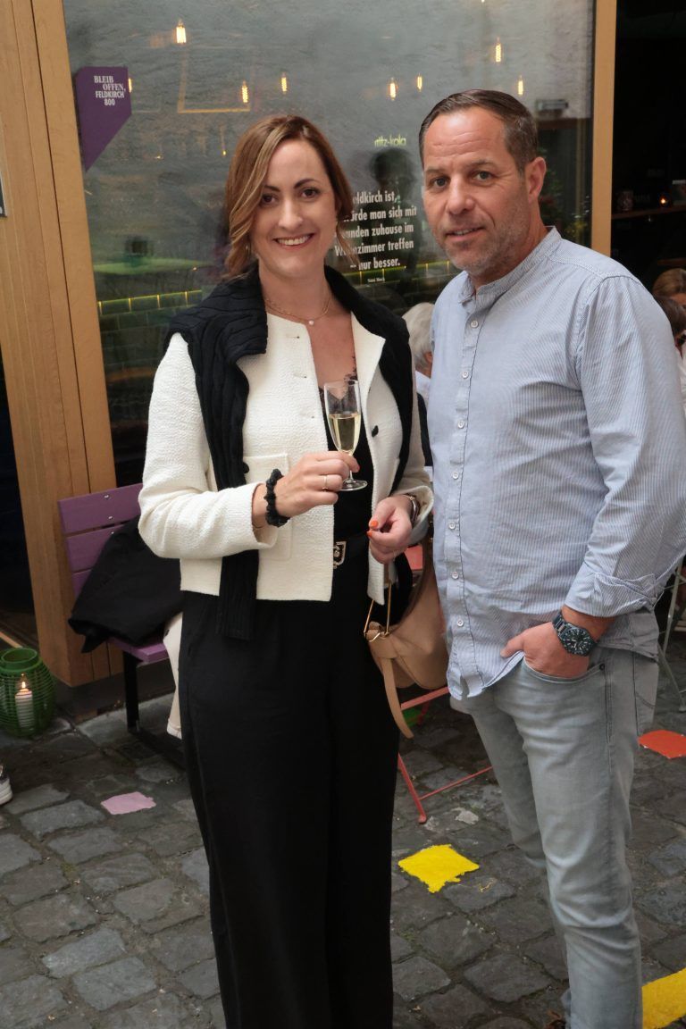 Julia Baerenzung (Rechberger) und Roland Kuster (Amann Kaffee).