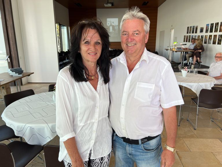Claudia und Thomas Meusburger kamen nach Hard