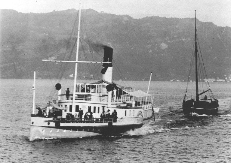 Der Schiffsbergeverein Romanshorn möchte das Dampfschiff "Säntis" aus dem Bodensee bergen. <span class="copyright">SBS</span>