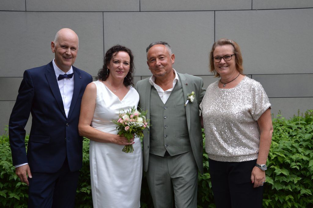 Hochzeit von Renate König und Karl Holler