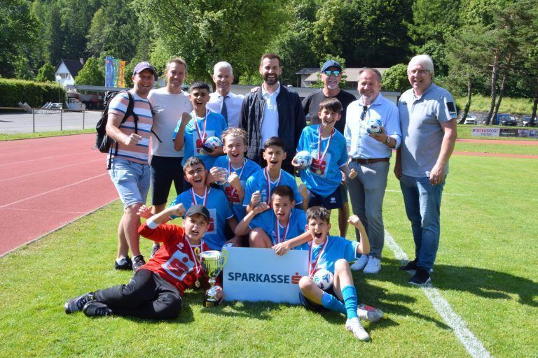 1. Rang: Mannschaft Mittelschule Gisingen.