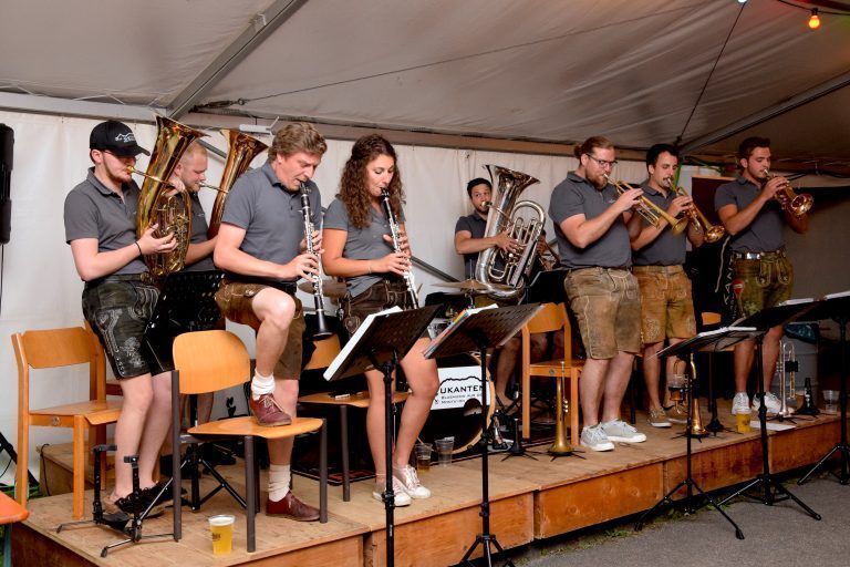 Die „MuVukanten" garantierten für beste Stimmung im Festzelt.