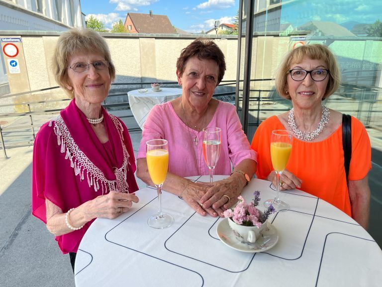 Die Zeitzeuginnen Miriam Gasperi, Marion Motter und Graziella Gasperi