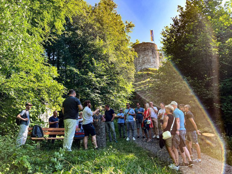 Edle Tropfen zugunsten der Burgruine Alt-Ems.