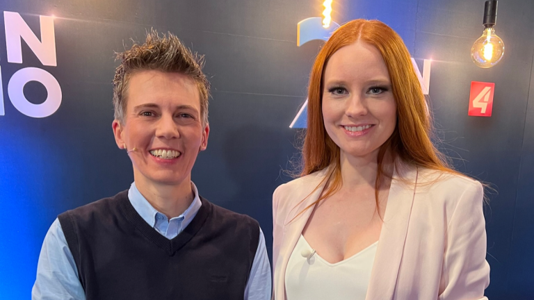 Chris Brehm mit Investorin Barbara Meier. <span class="copyright">brehm</span>