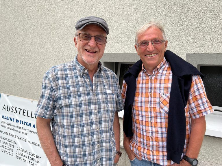 Fritz Gaßner und Lothar Blum zeigten sich begeistert.