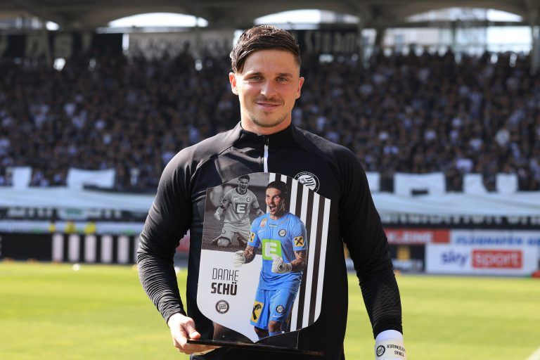 Tobias Schützenauer wurde bei Sturm Graz verabschiedet. <span class="copyright">Gepa</span>