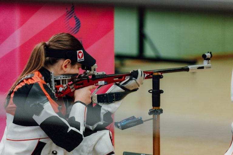 Waibel bei den European Games im Anschlag. <span class="copyright">Gepa</span>