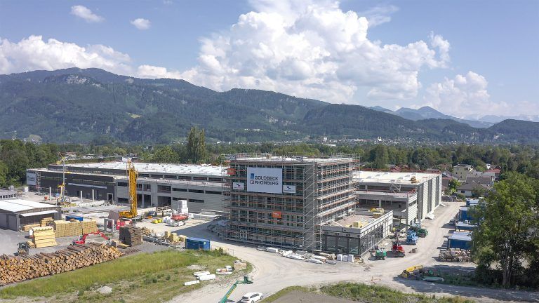 Goldbeck Rhomberg realisiert für Garbe Industrial Real Estate eine Forschungs- und Produktionshalle mit einer Gesamtfläche von 20.000 Quadratmetern. <span class="copyright">Goldbeck Rhomberg</span>