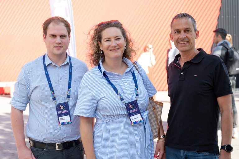 Daniel Hämmerle, Eva Schwindhackl und Andreas Köb (Messerle).