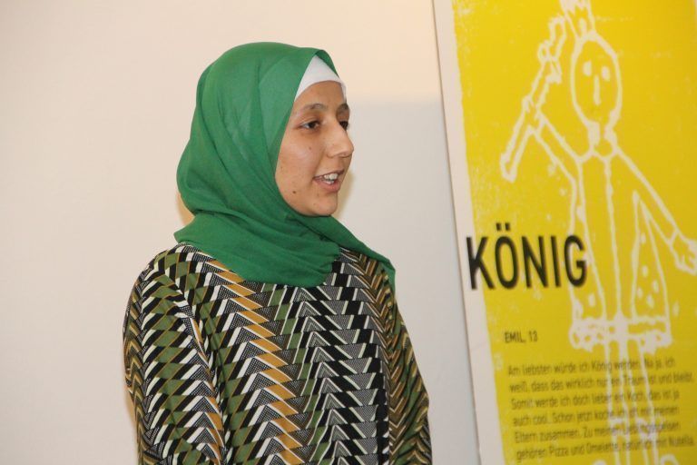 Anfal aus Syrien erklärte, die Verwirklichung von Träumen hänge vom Wollen und Tun ab.