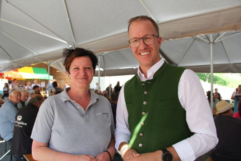 Nadine Saler und Christian Gantner.