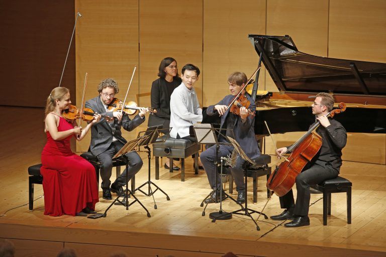 Das Julia-Fischer-Quartett mit Gästen.