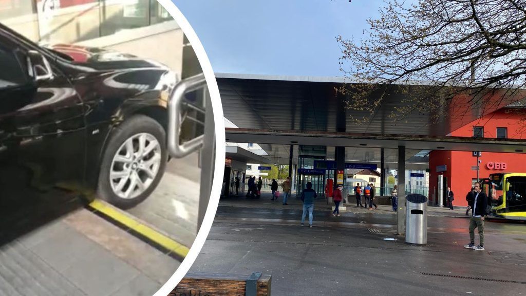 "Alle Alupfa" am Bahnhof Dornbirn