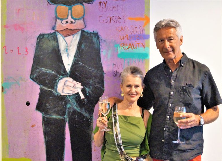 Modefachfrau Uli Zumtobel und Franz Wölfer.