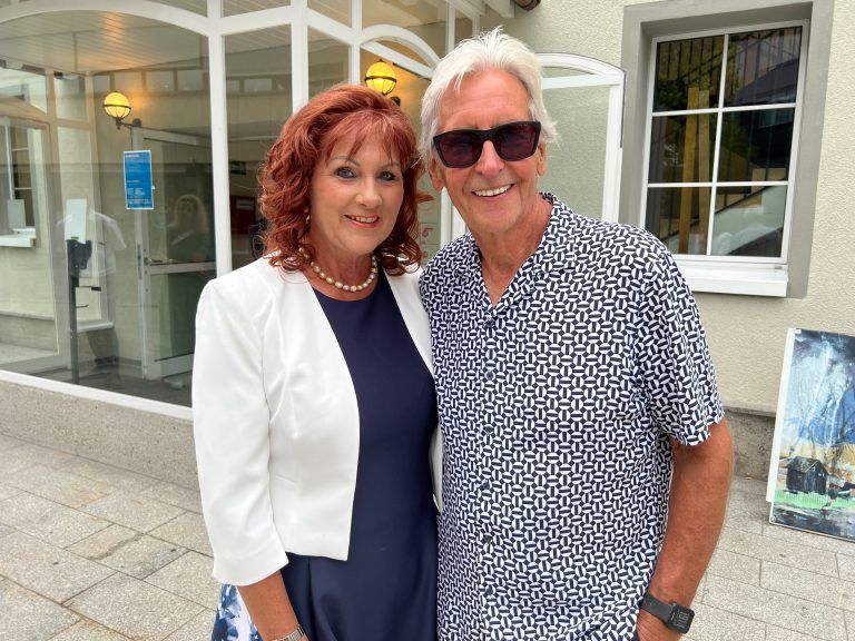Monika und Walter Raid beim Opening.