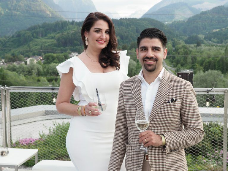Simone Schwarz (Baumeister Schwarz) mit Architekt Harry Ahmadian (Steininger Architects).