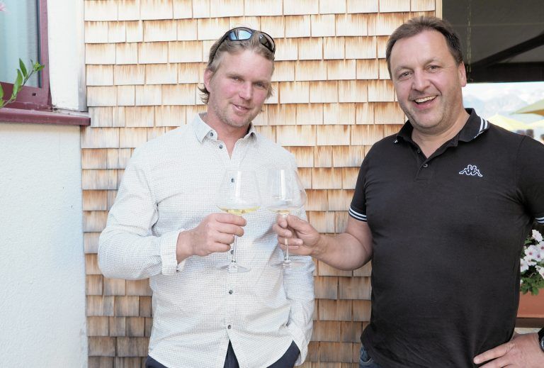 Bernd Burtscher (Walsergarten Damüls) und Gerold Konzett (Seilbahnen Faschina).