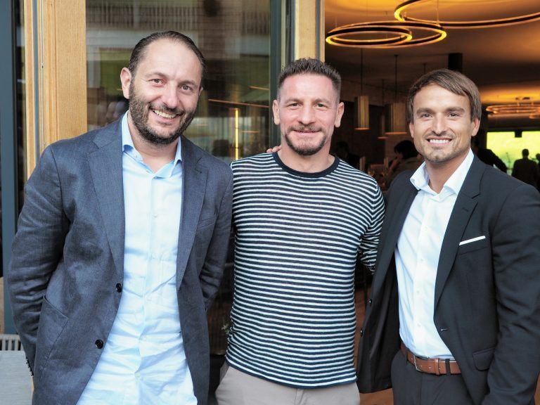 Bernhard Burtscher (Licht und Wärme Elektrotechnik), Christian Fiel und Michael Obwegeser. (Raiba).
