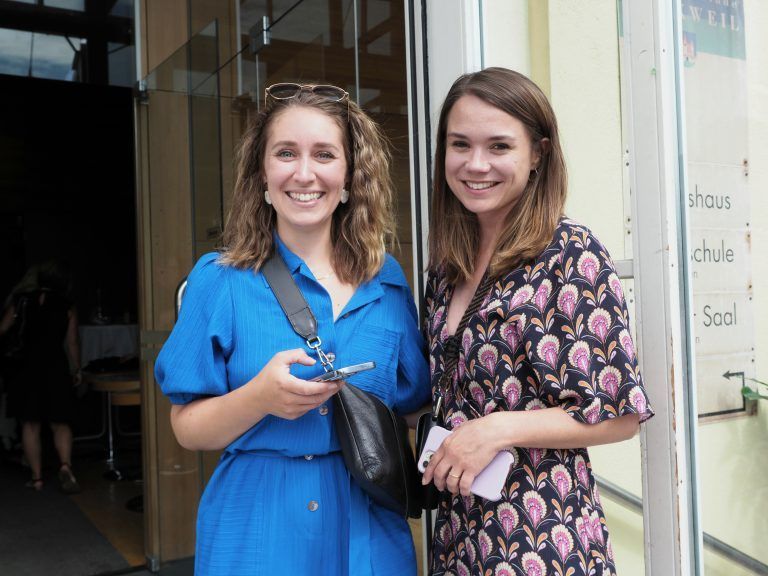 Sandra Egger und Sandra Muxel unterhielten sich bestens.