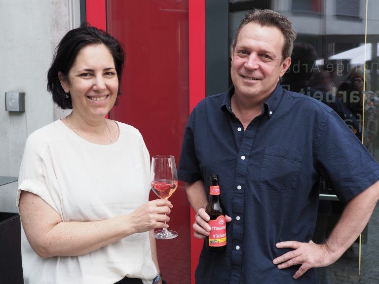 Ulrike Stadelmann und Paul Rusching.