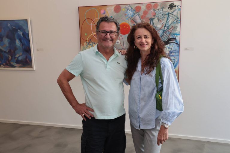 Gut gelaunt: Architekt Dieter Gross und Evelyn.