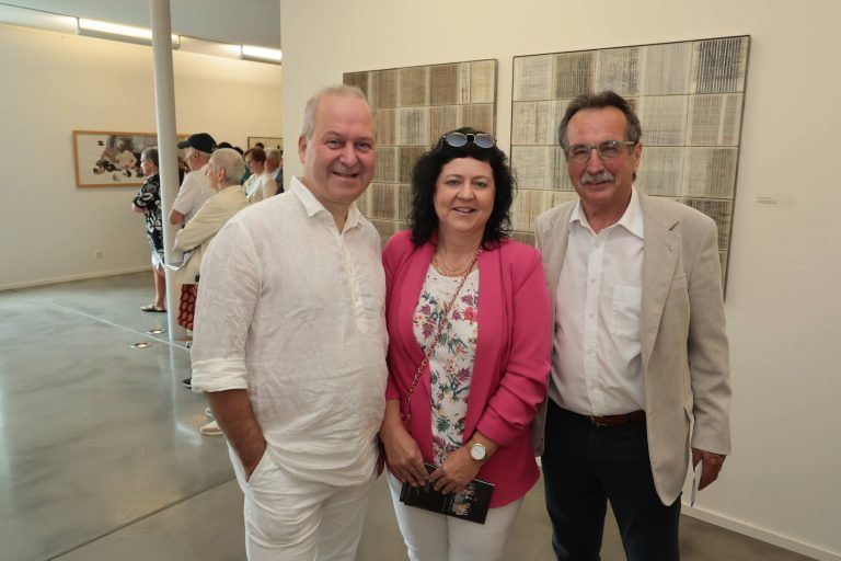 Bankvorstand Jürgen H. Kessler, Andrea Kessler und Walter Eberle.