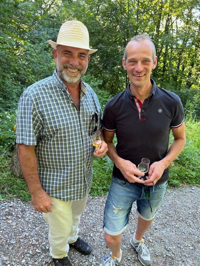 Rum-Kenner Jörg Längle und Michael Kortleitner.