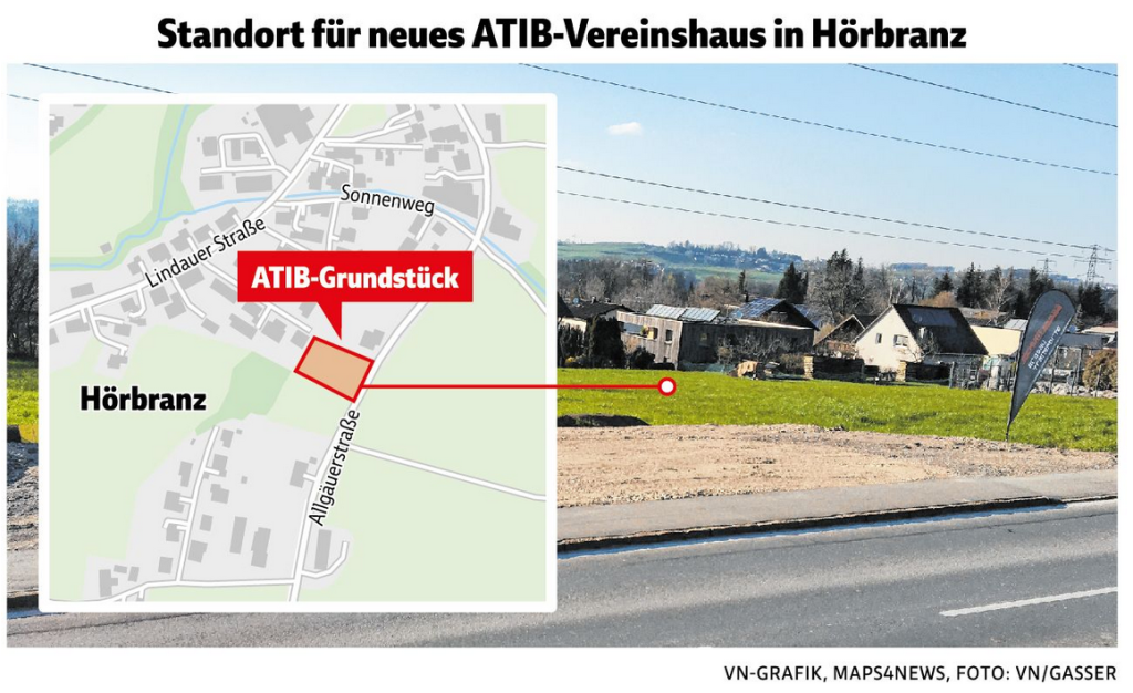 Hörbranz: Pläne für ATIB-Gebetshaus ruft Opposition auf den Plan