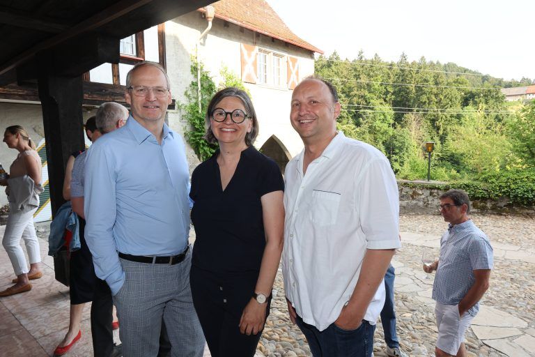 Gerhard Vonach, Karin Guldenschuh und Oskar Rauch (Haberkorn).