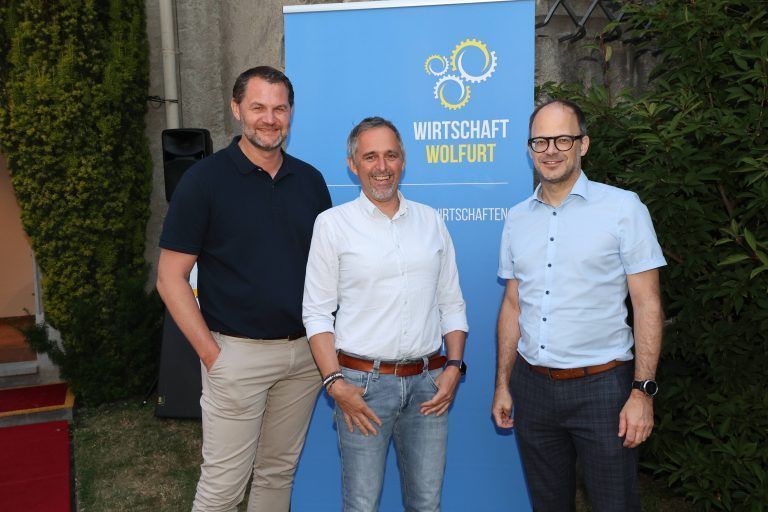Roman Giesinger („Meusburger“), Gerald Klocker und Amtsleiter Martin Vergeiner.