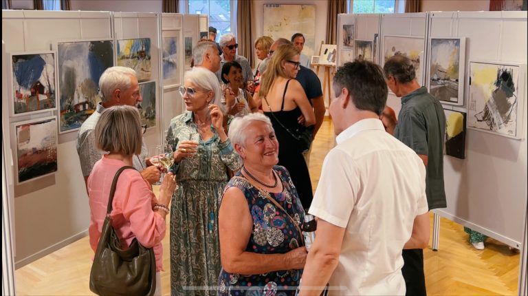 Vernissage-Talk war Pflicht.