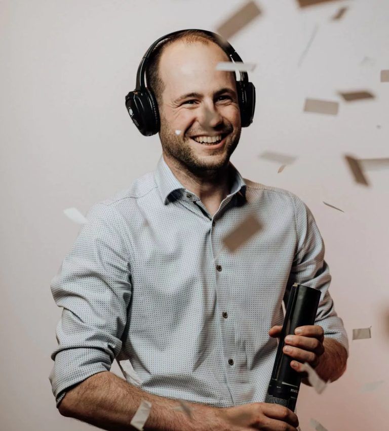 David Strolz aus Satteins hat 2011 mit den stillen Partys begonnen. <span class="copyright">Silent Disco</span>