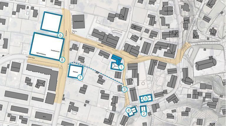 Pläne und Visualisierungen zeigen, wie die Kreuzstraße und das Zentrum bald aussehen könnten.
