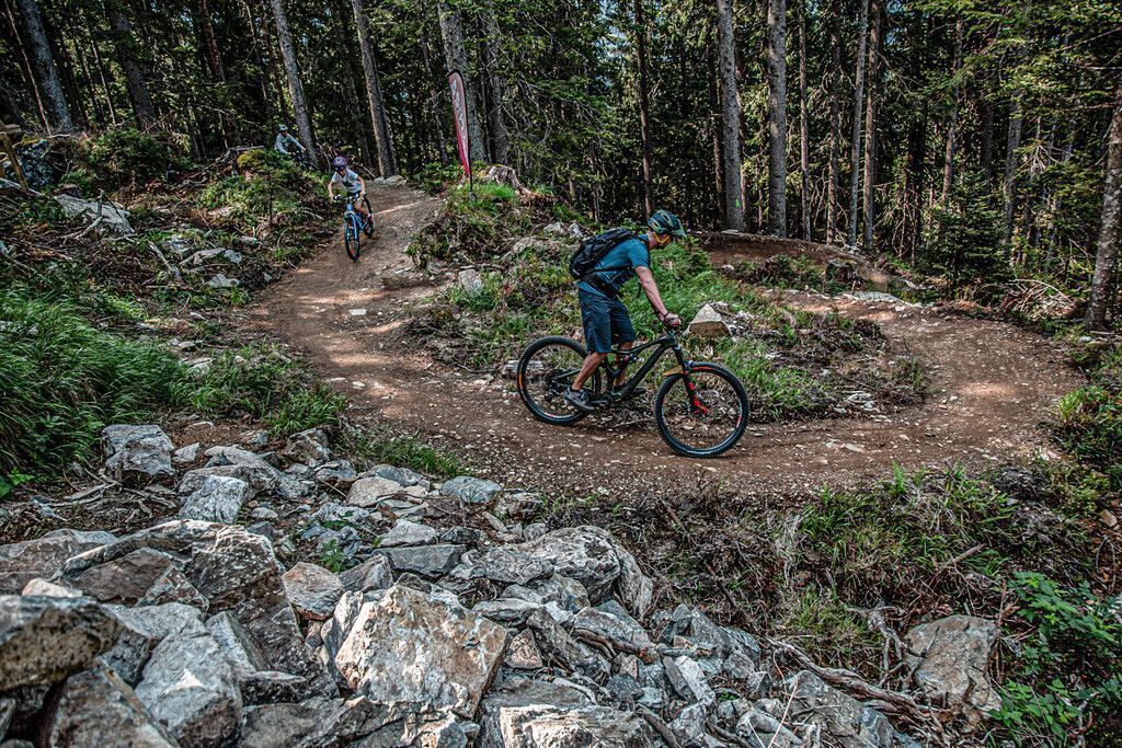 Drei Flowtrails auf dem Hochjoch