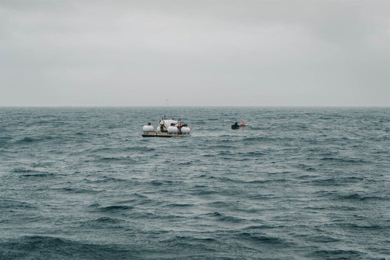 Am Sonntag startete das Titanic-Touristen-U-Boot seine Expedition. ap