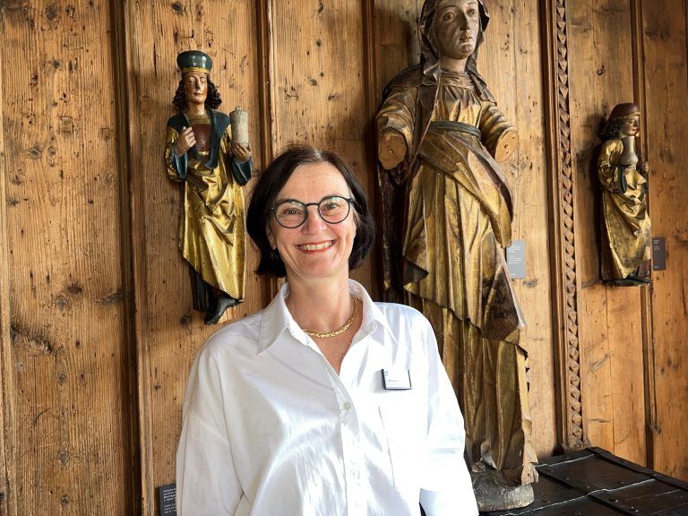 Michaela Doppelbauer ist mit Leib und Seele im Schattenburgmuseum zugange. Sie freut sich auf viele Besucher.