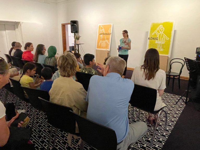 Denise Zech richtete allen Freiwilligen in den Lerncafés ihren Dank aus.