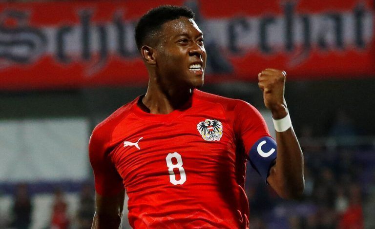 David Alaba traf beim letzten Duell 2018.