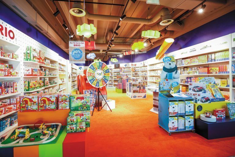 Der Ravensburger Shop befindet sich im Messepark Dornbirn. Ravensburger