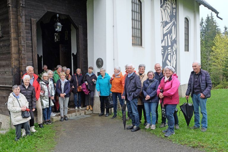 Die Kapelle am Bödele war ein Ort der Besinnung für den Verein Vorarlberg 50plus. 50plus Dornbirn