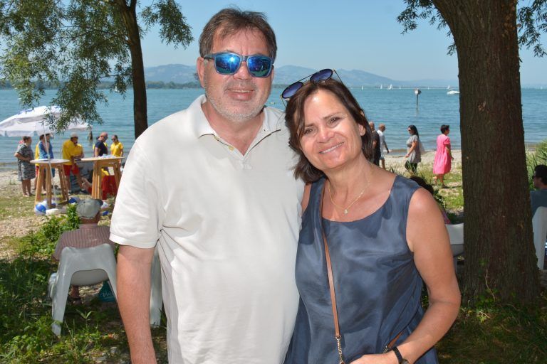 Egon und Monika Haag ließen sich das Fest nicht entgehen.