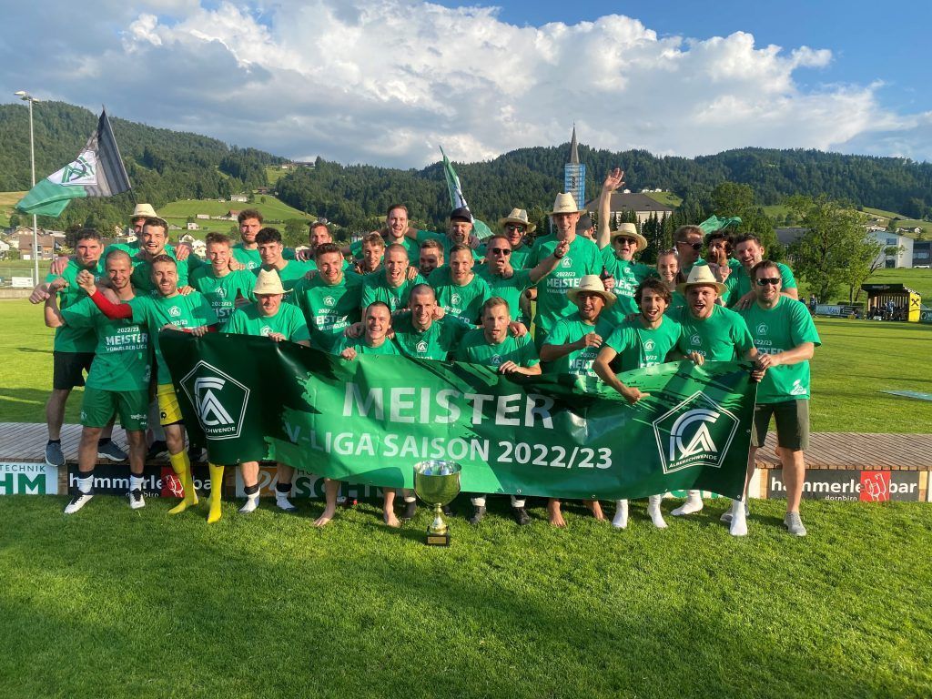 So feierte Alberschwende den Titel in der Vorarlbergliga