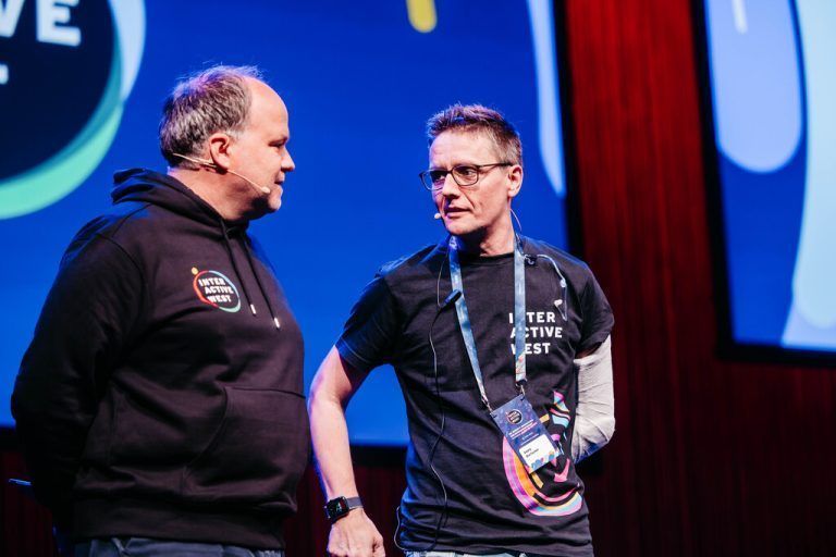 Gerold Riedmann und Georg Burtscher luden zur Interactive West.