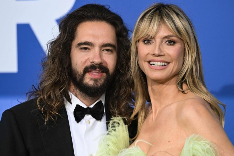 Heidi Klum mit ihrem 16 Jahre jüngeren Ehemann Tom Kaulitz. AFP
