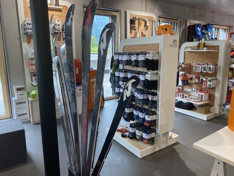 Auch Skier von Nordica gibt es.