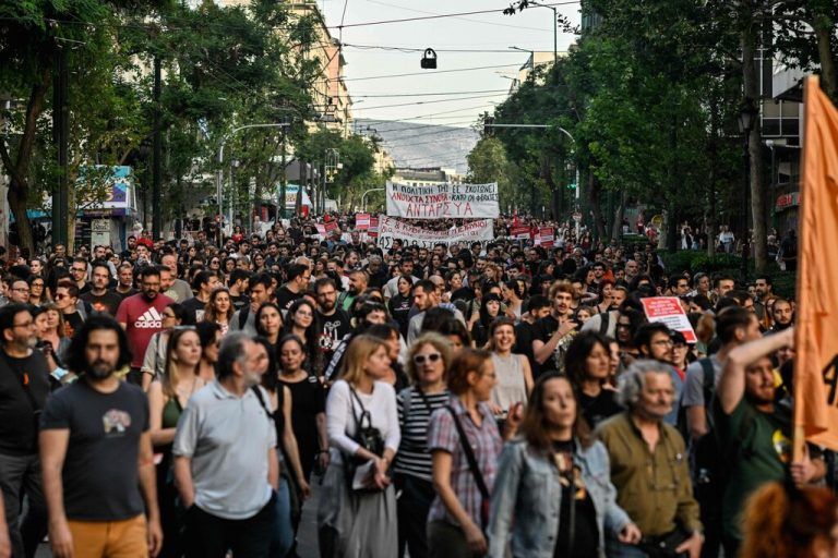 In Athen demonstrierte die Bevölkerung etwa gegen die EU.AFP
