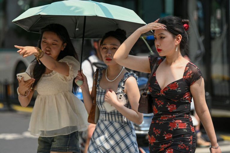 In Schanghai wurde der heißeste Mai-Tag seit über 100 Jahren registriert. afp