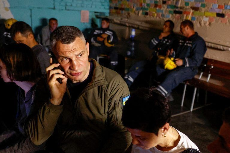 Laut Kiews Bürgermeister Klitschko gibt es Probleme mit Bunkern.Reuters
