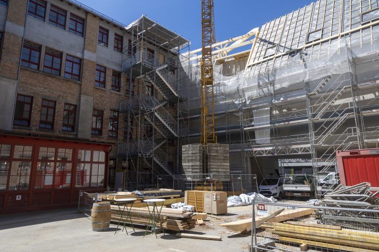 Im Juli 2022 war der Neubau noch in der Bauphase. <span class="copyright">vn/PAulitsch</span>